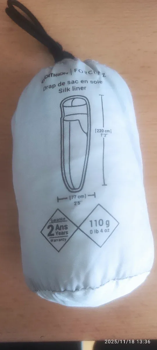 Saco de seda Forclaz Decathlon