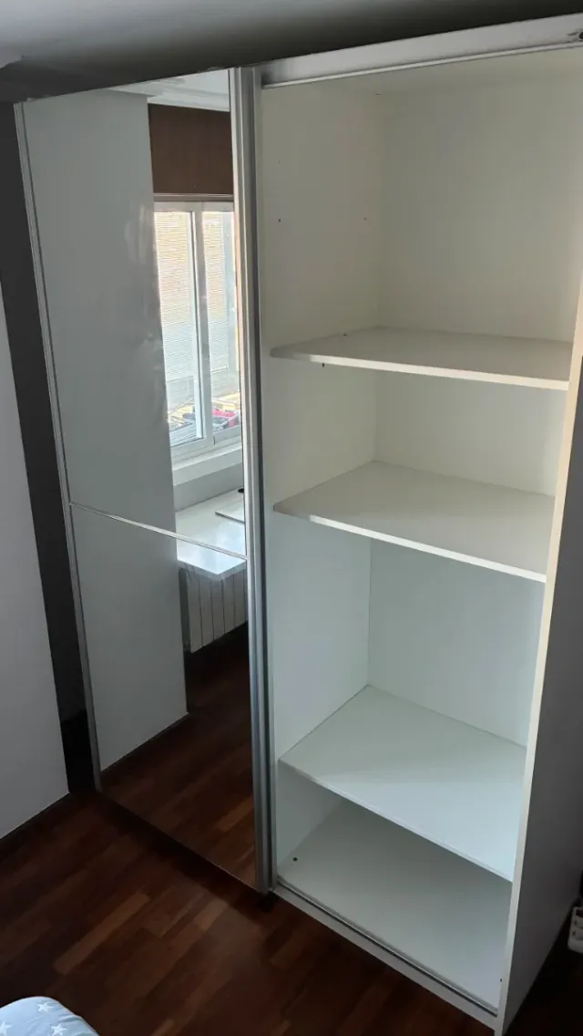 Armario blanco puertas correderas