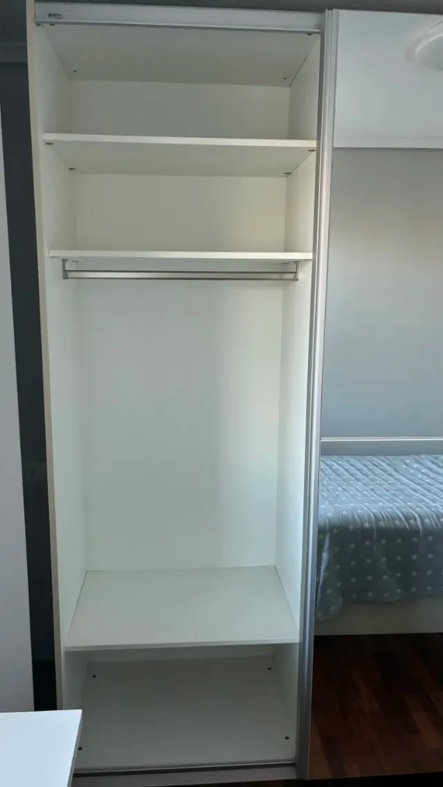 Armario blanco puertas correderas