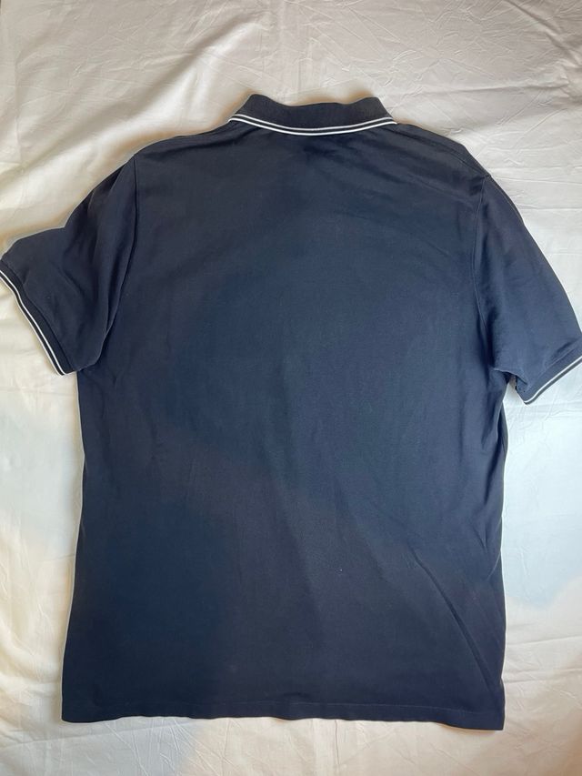 Polo Stone Island Nero Slim Fit