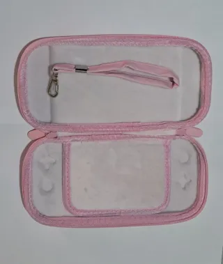 Custodia rigida rosa per Nintendo Switch Lite