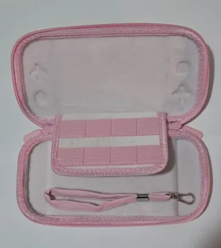 Custodia rigida rosa per Nintendo Switch Lite