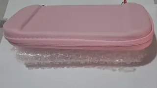 Custodia rigida rosa per Nintendo Switch Lite