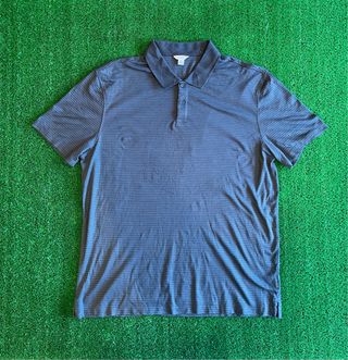 Calvin Klein Polo Rayas Gris Oscuro y Negro