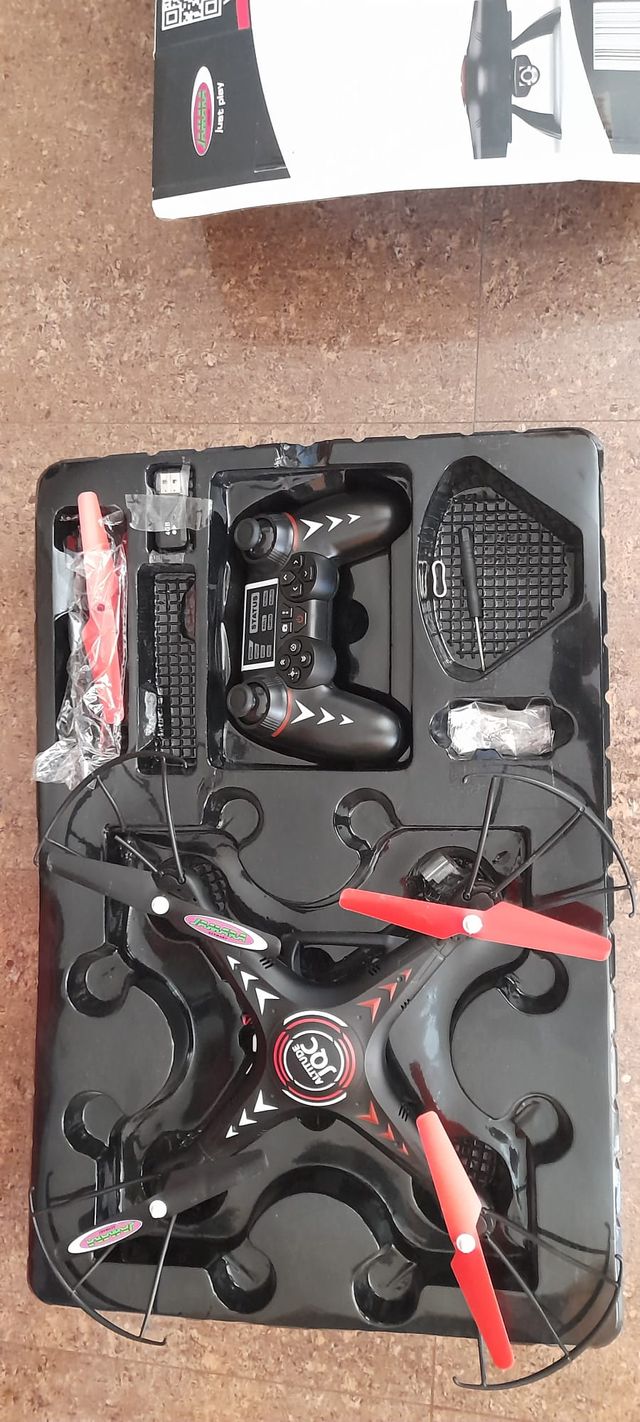 Dron Jamara JQC Negro y Naranja