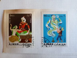 Lote 4 sellos del mundo