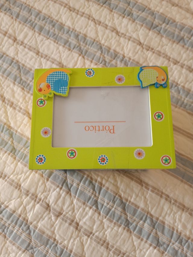 Caja portafotos infantil decorada
