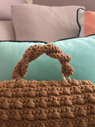 Bolso tejido a mano original