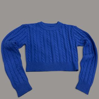 Maglioncino crop SHEIN blu