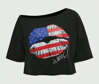 Sin estrenar - Crop top bandera EE.UU.