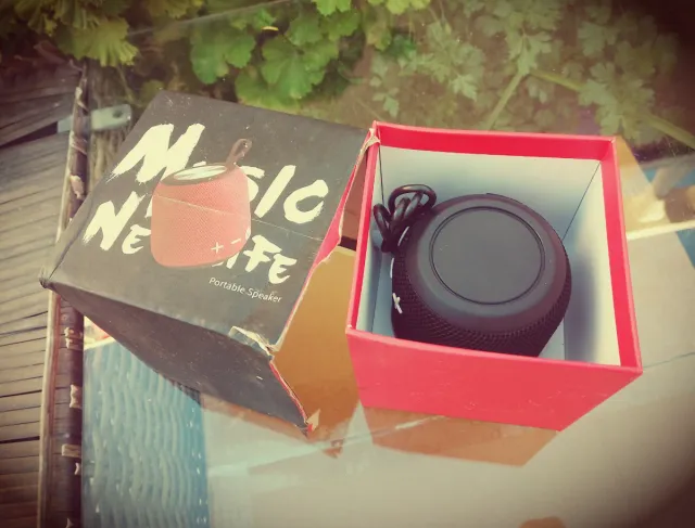 Altavoz Portátil FIGMASU Negro/Plata