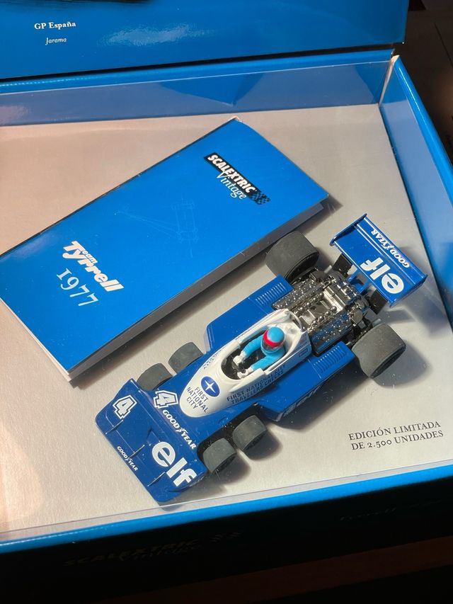 Coche Scalextric Vintage Corvette Edición Limitada