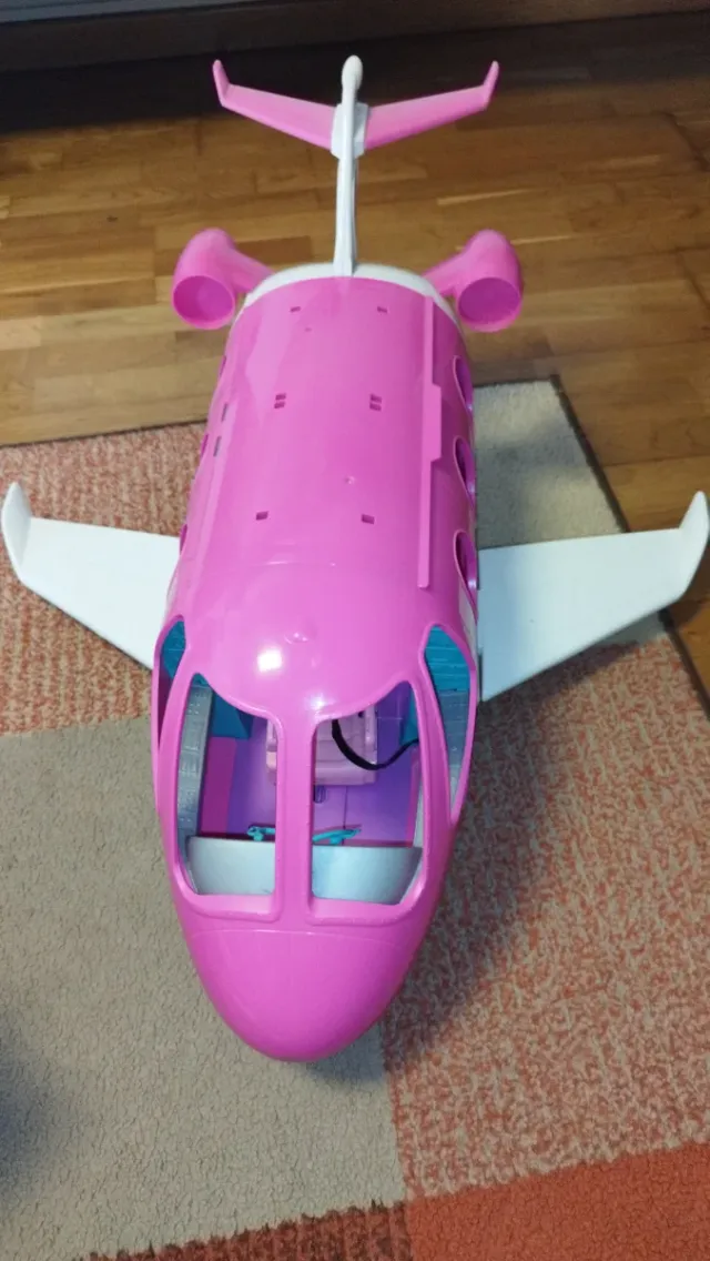 Avión Barbie Rosa