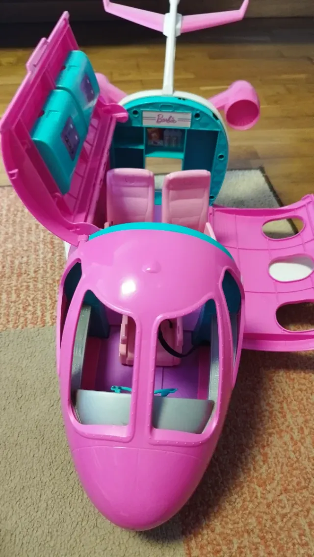 Avión Barbie Rosa