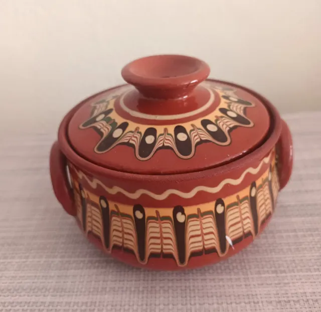 Piccola ciotola in ceramica decorata