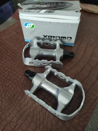 Pedales Bicicleta Xeromo Aluminio Nuevos..sin usar