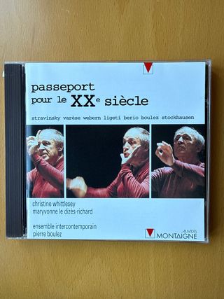 ブーレーズ  Passeport Pour Le XXe Siecle ブーレーズ Passeport Pour Le XXe Siecle 【公式通販】
