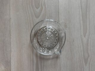 Spremiagrumi in vetro trasparente