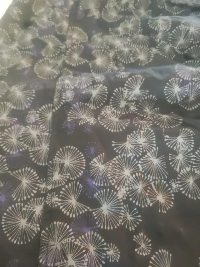 Vestido palabra de honor estampado