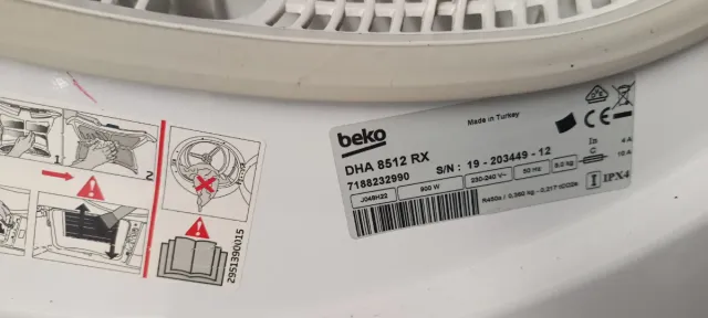 Secadora Beko 8kg A+++