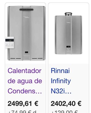 Calentador de agua Rinnai