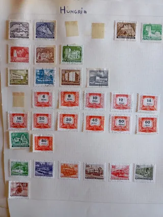 Lote Sellos Hungría 6 (final)
