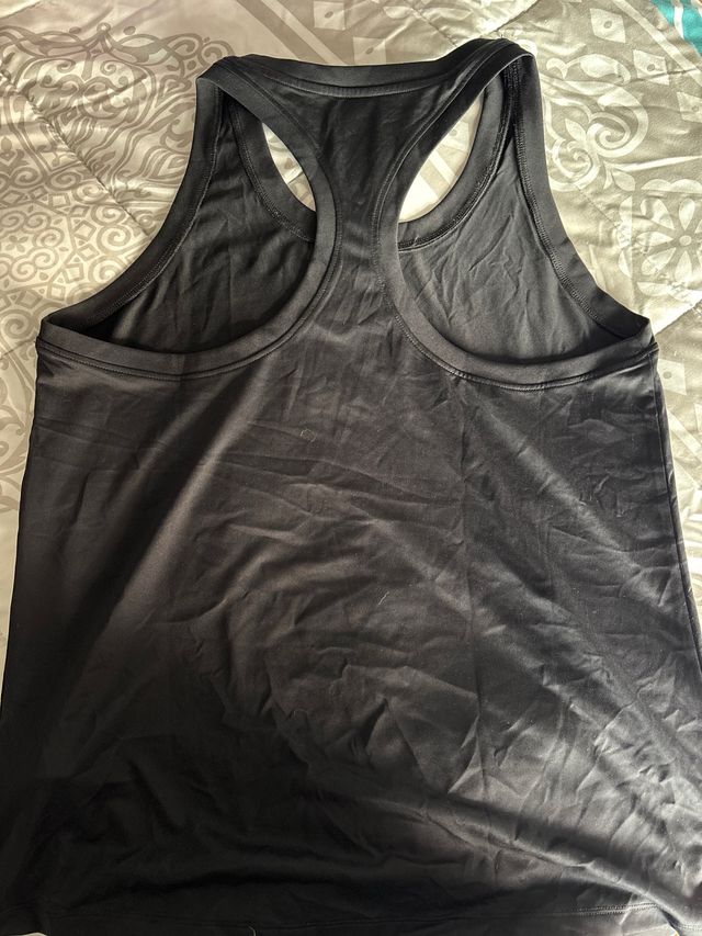 Camiseta running Nike mujer negra