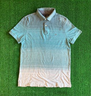 Polo Tommy Hilfiger Azul y Beige