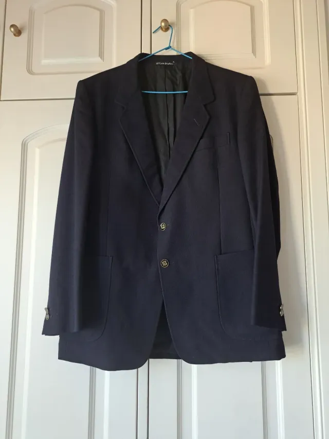 Chaqueta Pierre Balmain Vintage Hombre Azul