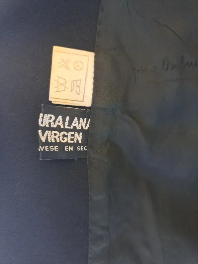 Chaqueta Pierre Balmain Vintage Hombre Azul