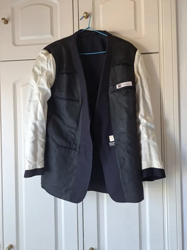 Chaqueta Pierre Balmain Vintage Hombre Azul