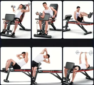 Banco de pesas multifuncional