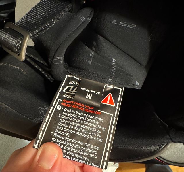 Casco Moto LS2 Storm Sprint FF800 Mujer