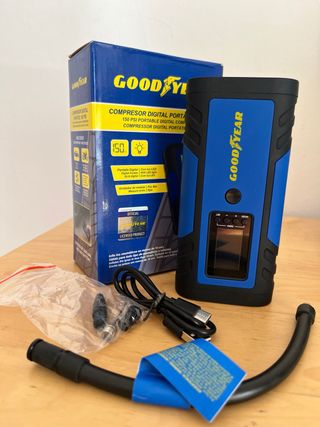 Compresor Digital Portátil Goodyear 150 PSI