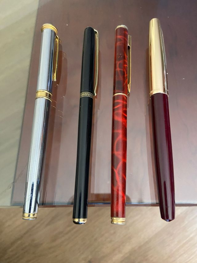Lote 4 Plumas Estilográficas