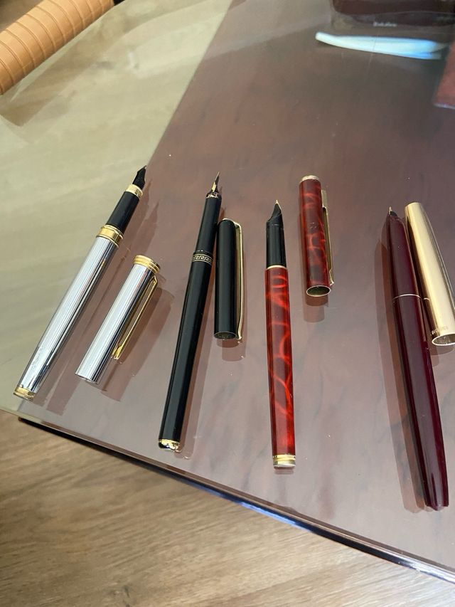 Lote 4 Plumas Estilográficas