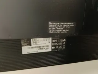 Pantalla Acer B226HQL Full HD 22 pulgadas Negra