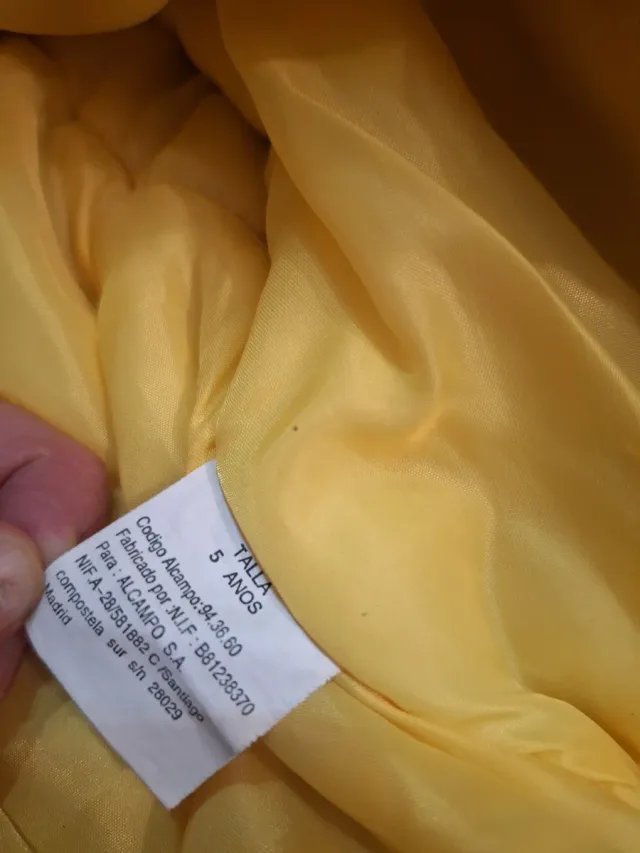 Mono de esquí infantil gris talla 5