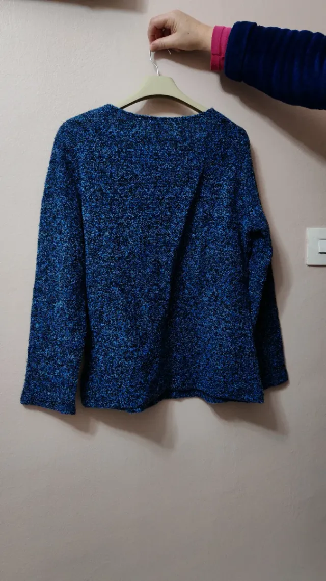 Jersey Valentine fashion azul/negro Talla L