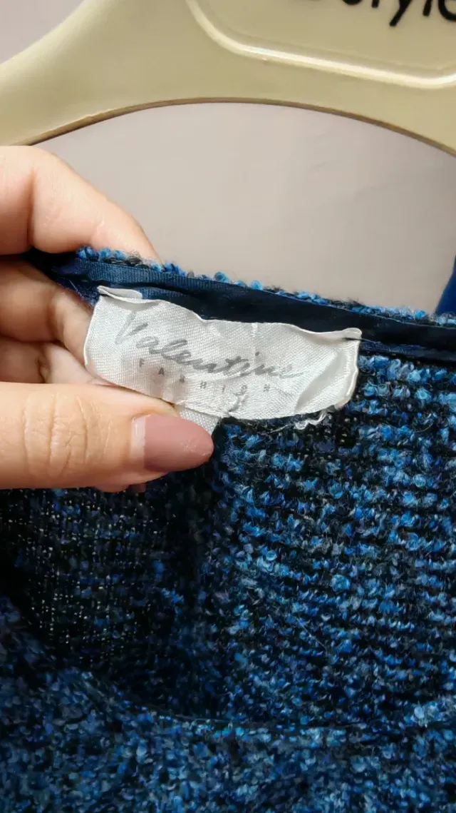 Jersey Valentine fashion azul/negro Talla L