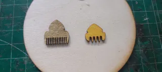 Abalorios Madera Peineta Fallera