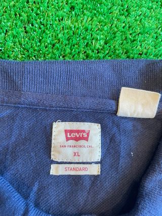 Polo Levi's Retro Azul con Estampado