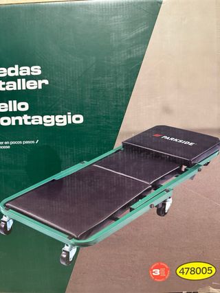 PARKSIDE Camilla/Taburete Taller 2 en 1