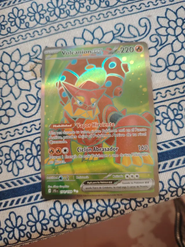 Carta Pokémon Volcanion EX 171/159
