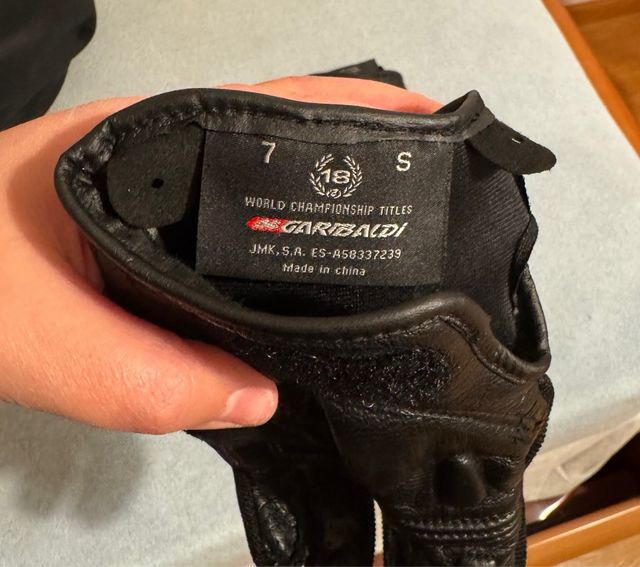 Guantes Moto Chica Negro/Rosa Usados