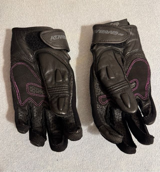 Guantes Moto Chica Negro/Rosa Usados