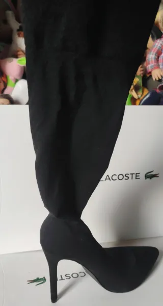 Botas elásticas altas negras