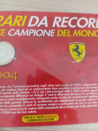 Moneta Ferrari Campione del Mondo 2004