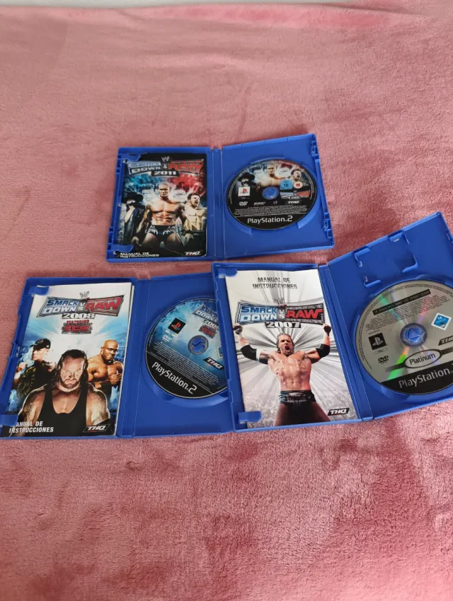 Pack 3 Juegos WWE Smackdown PS2