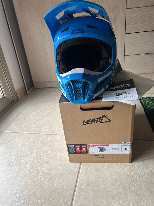 Casco Leatt Moto 2.5 Blu per motocross per bambini
